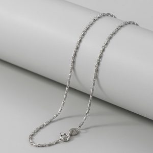 Wholesale 925 Sterling Silver Silver Bead Curb Wheat Chain