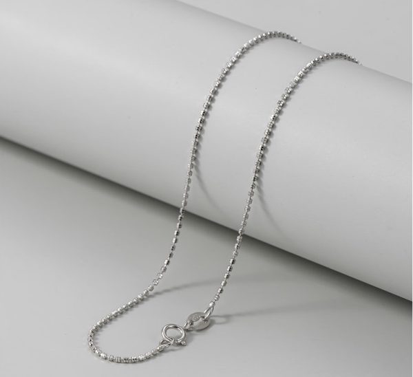 Wholesale 925 Sterling Silver Silver Bead Curb Wheat Chain - Image 5