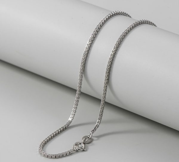 Wholesale 925 Sterling Silver Silver Box Cable Gauge Chain - Image 5