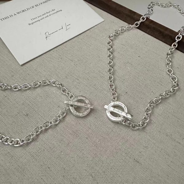 Wholesale 925 Sterling Silver O&T Set Necklace ＆ Bracelet - Image 2
