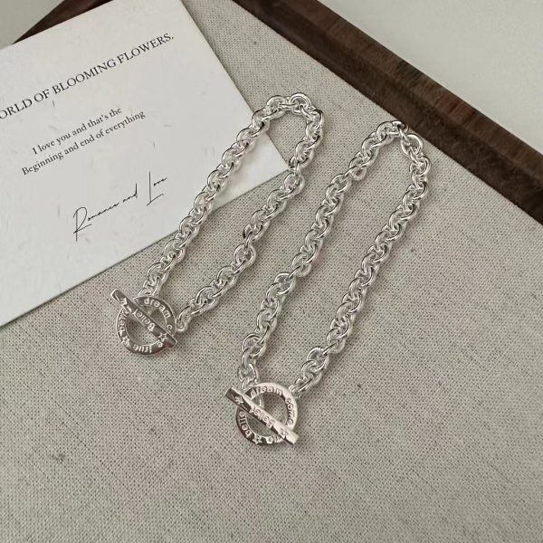 Wholesale 925 Sterling Silver O&T Set Necklace ＆ Bracelet - Image 3