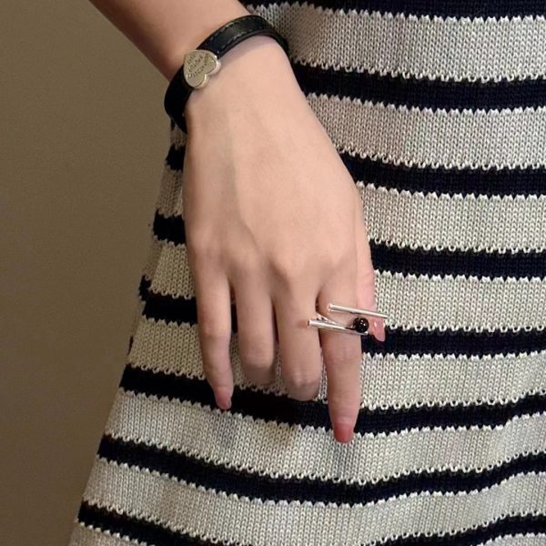 Wholesale 925 Sterling Silver Agate Onyx Ring - Image 4