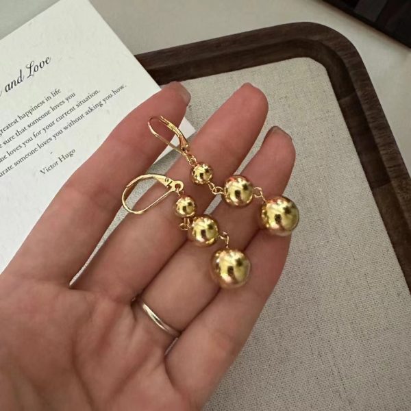 Wholesale 925 Sterling Silver Bead Dangle Earrings - Image 3