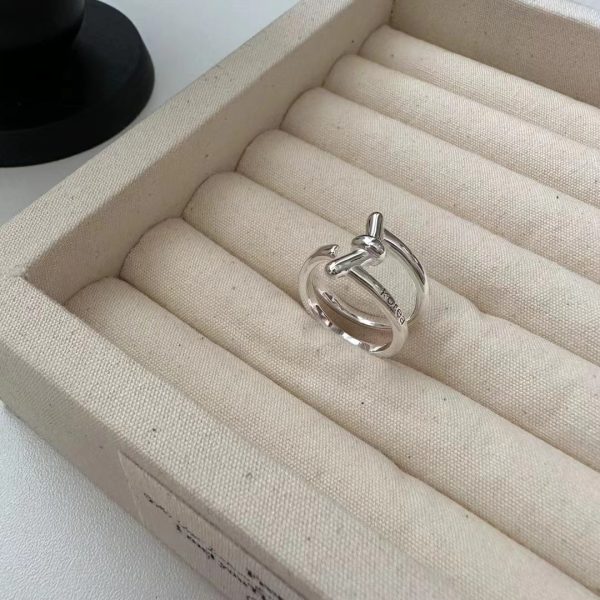 Wholesale 925 Sterling Silver Knot Opening Ring