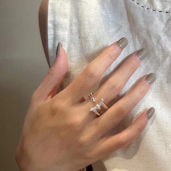Wholesale 925 Sterling Silver Knot Opening Ring - Image 6