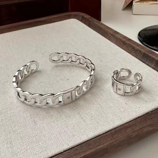 Wholesale 925 Sterling Silver Serendipity Watchband Bangle & Ring