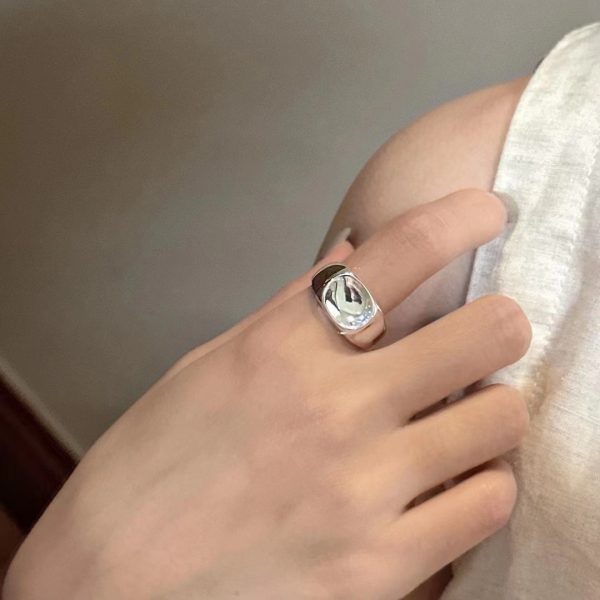 Wholesale 925 Sterling Silver Basic Glossy Ring - Image 4