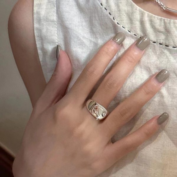 Wholesale 925 Sterling Silver Basic Glossy Ring - Image 6
