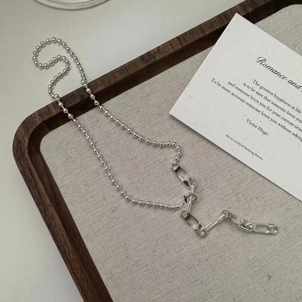 Wholesale 925 Sterling Silver Splicing Ball Necklace - Image 3