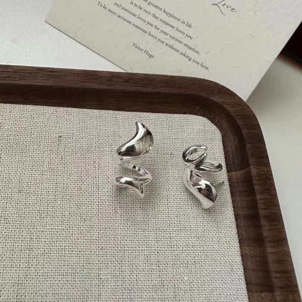 Wholesale 925 Sterling Silver Spiral Earrings - Image 2