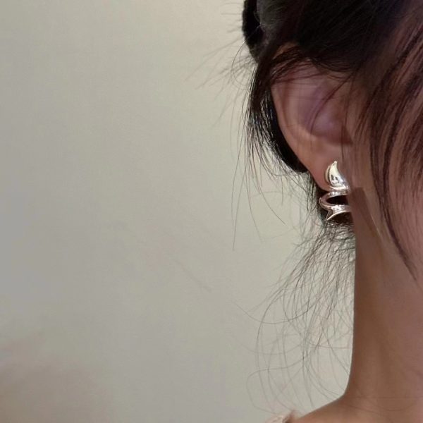 Wholesale 925 Sterling Silver Spiral Earrings - Image 5