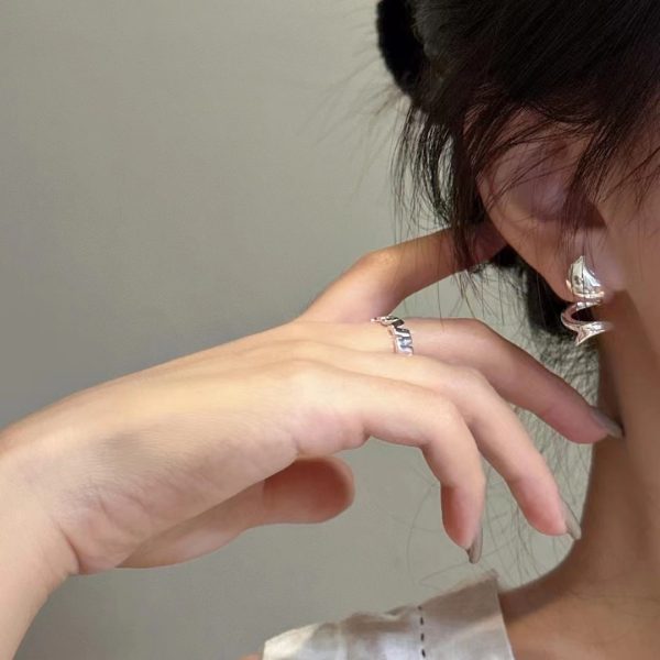 Wholesale 925 Sterling Silver Spiral Earrings - Image 4