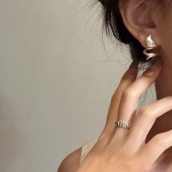 Wholesale 925 Sterling Silver Spiral Earrings - Image 6