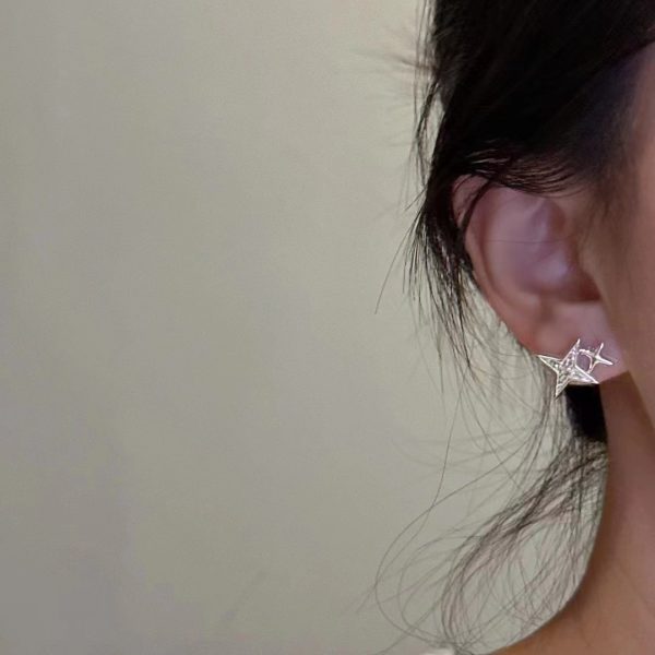 Wholesale 925 Sterling Silver Star Earrings - Image 6