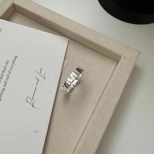 Wholesale 925 Sterling Silver V Open Ring - Image 3