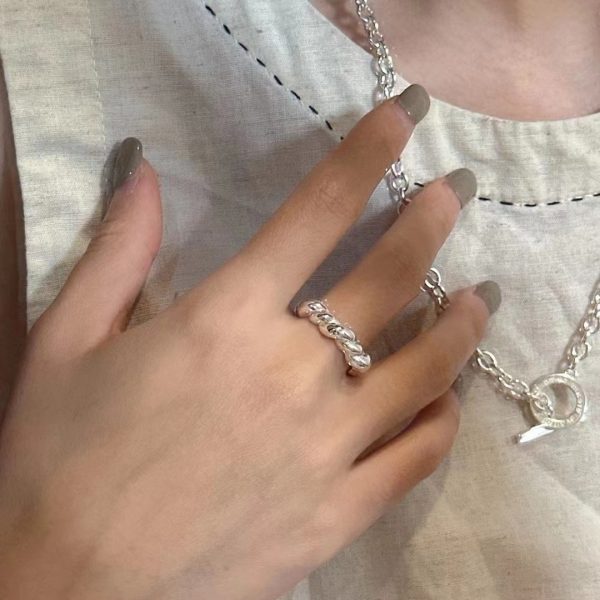 Wholesale 925 Sterling Silver Twist Ring - Image 4