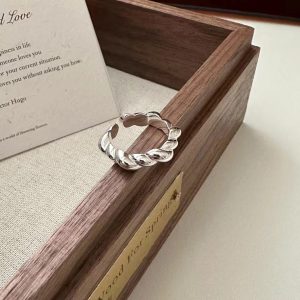 Wholesale 925 Sterling Silver Twist Ring
