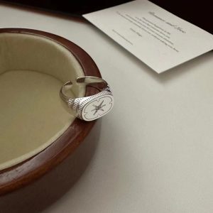 Wholesale 925 Sterling Silver Hexagonal Star Ring