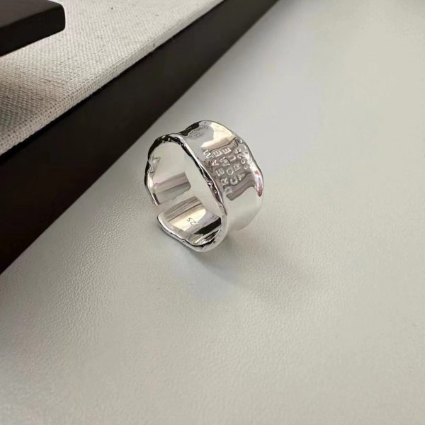 Wholesale 925 Sterling Silver Alphabet Ring - Image 2