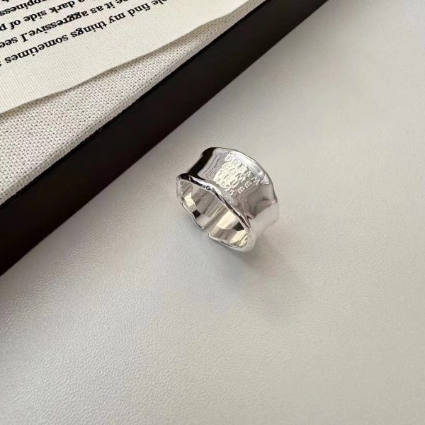 Wholesale 925 Sterling Silver Alphabet Ring - Image 3