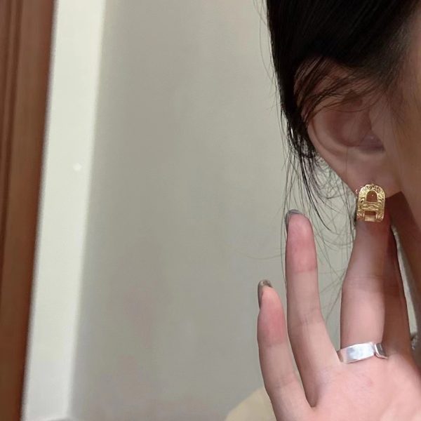 Wholesale 925 Sterling Silver Tang grass Color Separation Earrings - Image 6