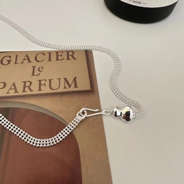 Wholesale 925 Sterling Silver Gourd Row Bead Necklace - Image 2