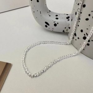 Wholesale 925 Sterling Silver Little Cubed Necklace