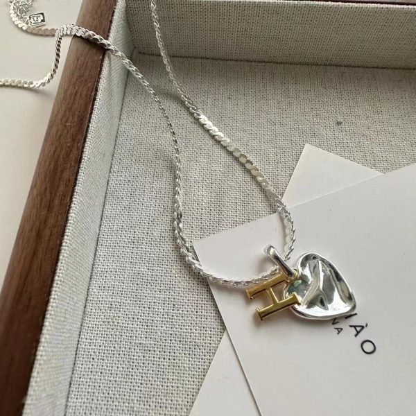 Wholesale 925 Sterling Silver H&heart Pendant - Image 2