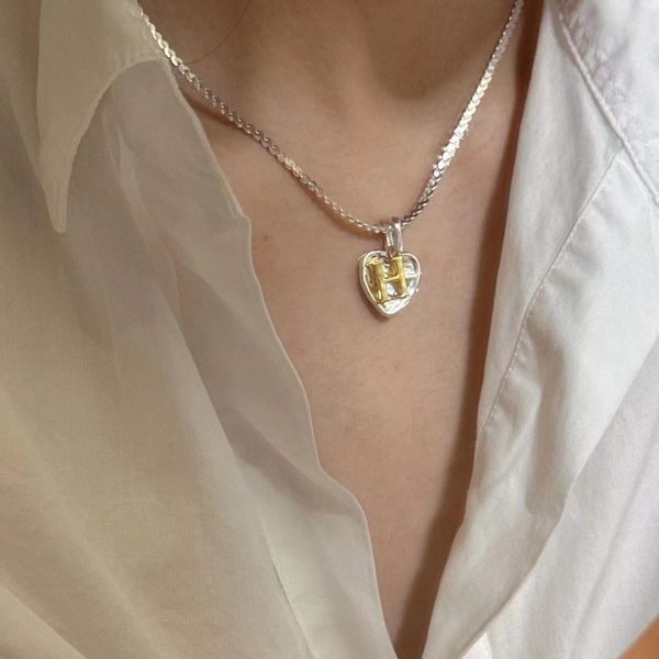 Wholesale 925 Sterling Silver H&heart Pendant - Image 5