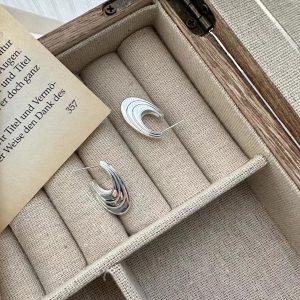 Wholesale 925 Sterling Silver U-shaped Earrings