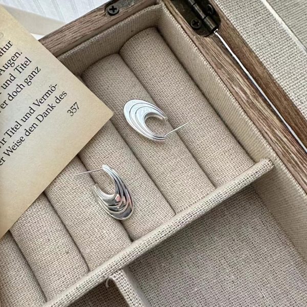 Wholesale 925 Sterling Silver U-shaped Earrings