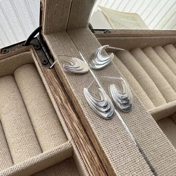 Wholesale 925 Sterling Silver U-shaped Earrings - Image 2