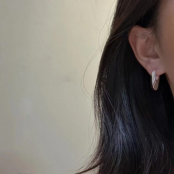 Wholesale 925 Sterling Silver U-shaped Earrings - Image 4