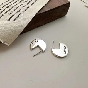 Wholesale 925 Sterling Silver Vintage English Scalloped Earrings