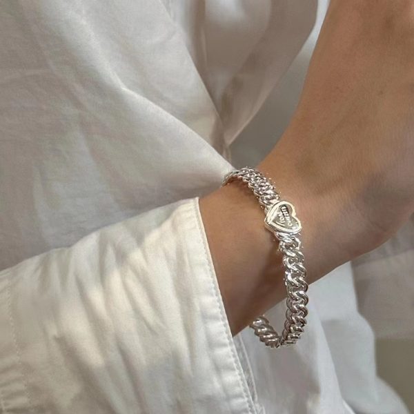Wholesale 925 Sterling Silver Love Bangle - Image 2