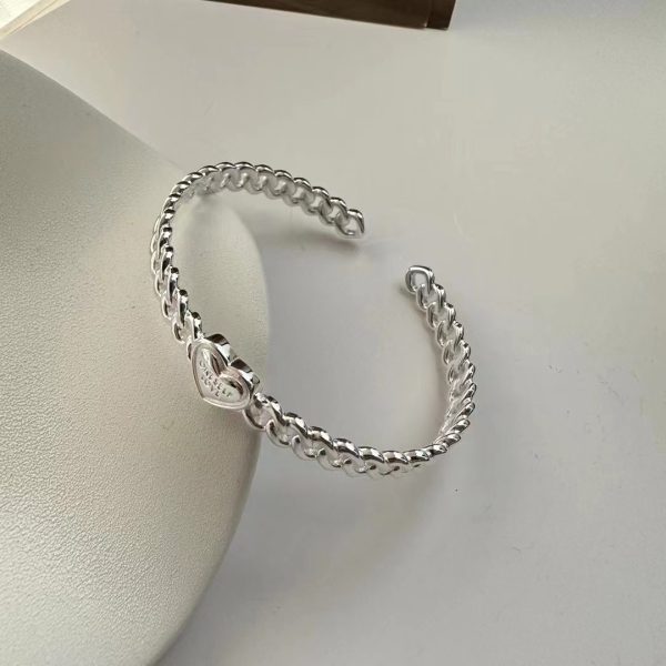 Wholesale 925 Sterling Silver Love Bangle - Image 3
