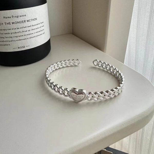 Wholesale 925 Sterling Silver Love Bangle - Image 4
