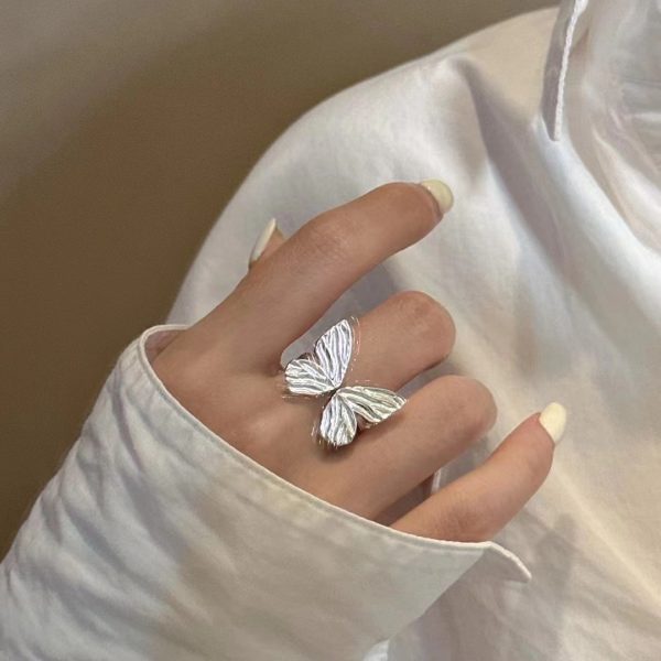 Wholesale 925 Sterling Silver Butterfly Ring - Image 3