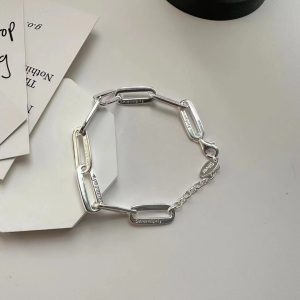 Wholesale 925 Sterling Silver Rectangular Bracelet