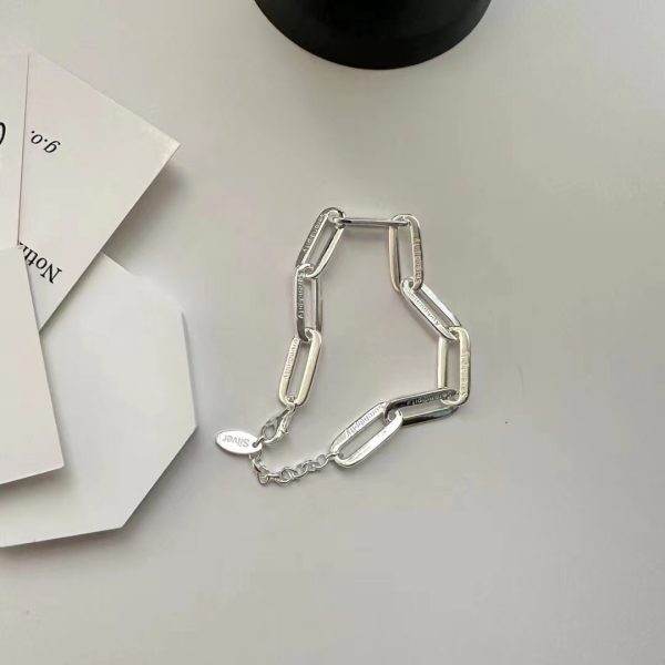 Wholesale 925 Sterling Silver Rectangular Bracelet - Image 2