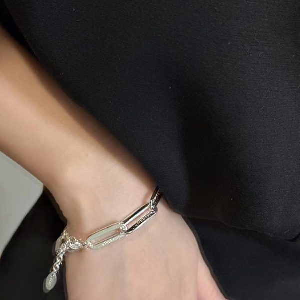 Wholesale 925 Sterling Silver Rectangular Bracelet - Image 4