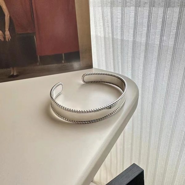 Wholesale 925 Sterling Silver Twist Side Bracelet & Ring & Earrings - Image 2