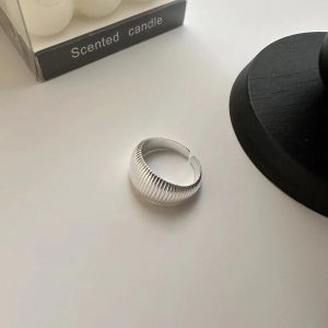 Wholesale 925 Sterling Silver Pleated Wheel Ring