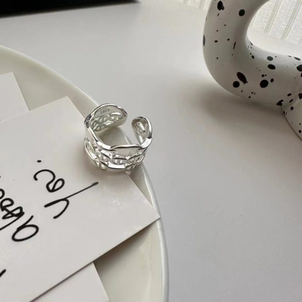 Wholesale 925 Sterling Silver Three Layers Pig Nose Ring - Image 3