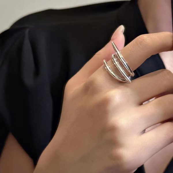 Wholesale 925 Sterling Silver Crossover Ring - Image 6