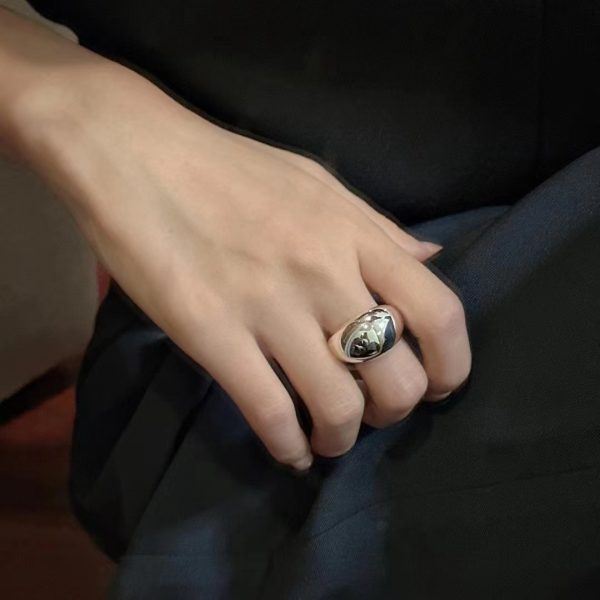 Wholesale 925 Sterling Silver Polished Basic Ring - Image 7