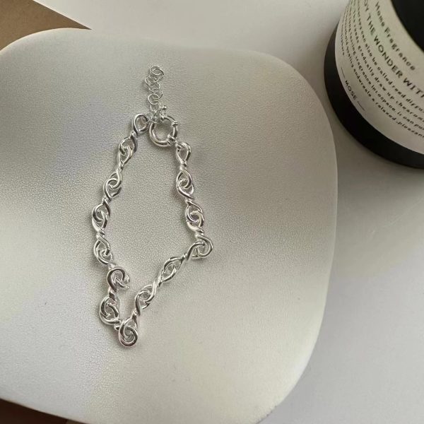 Wholesale 925 Sterling Silver Knots Bracelet