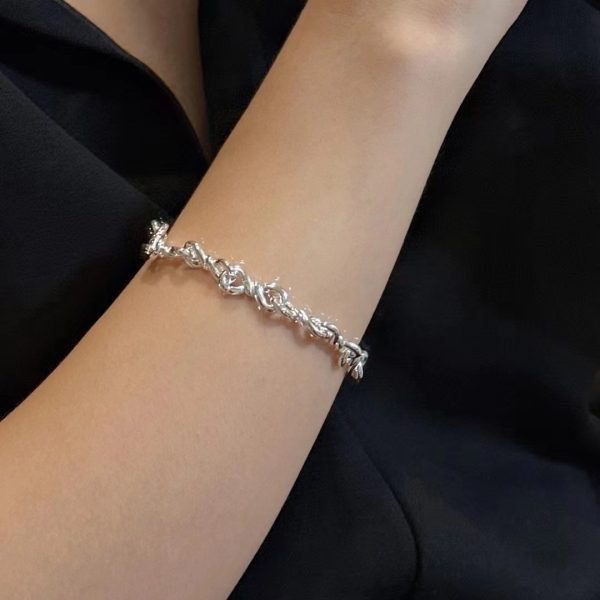 Wholesale 925 Sterling Silver Knots Bracelet - Image 4