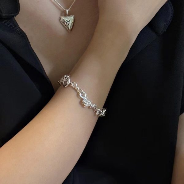 Wholesale 925 Sterling Silver Knots Bracelet - Image 7