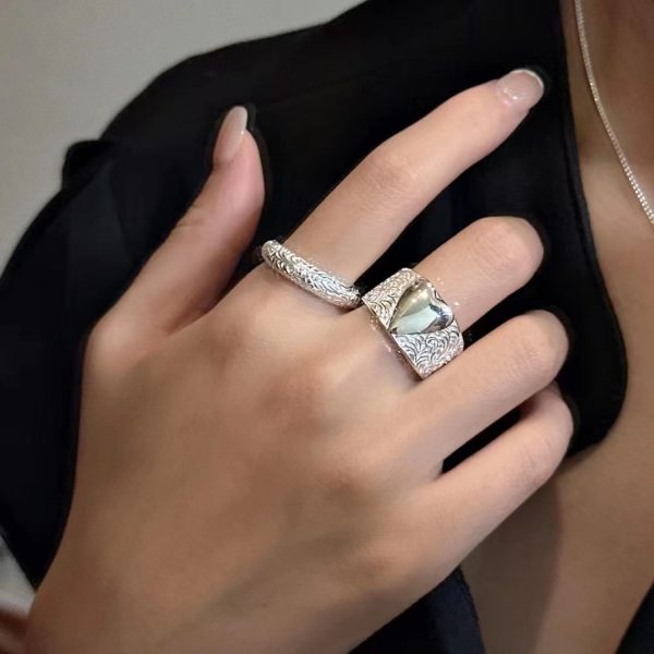 Wholesale 925 Sterling Silver Tangerine Heart Ring - Image 5